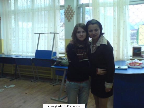 me and teacher(my fav :limba:) faur ioana